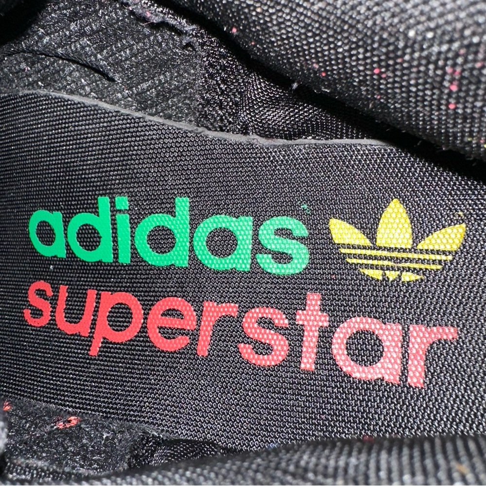 Mens ADIDAS HEMP SUPERSTAR red green yellow black 10.5 - Picture 8 of 11